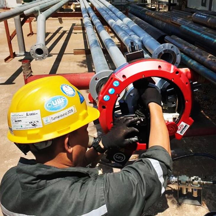 OD Flange Facing Repair Machine