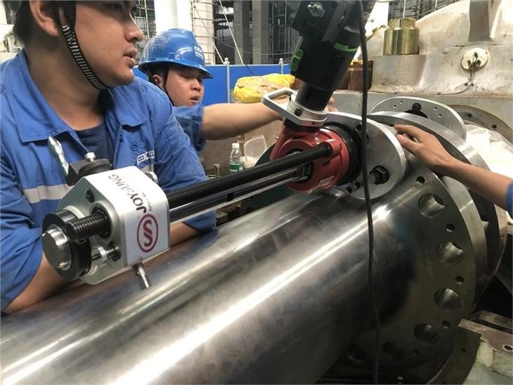 TDG50IMP Line Boring Diameter Reaches 35-400mm Portable On Site Boring Machine Tool Worn Holes Repair